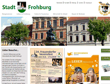 Tablet Screenshot of frohburg.de